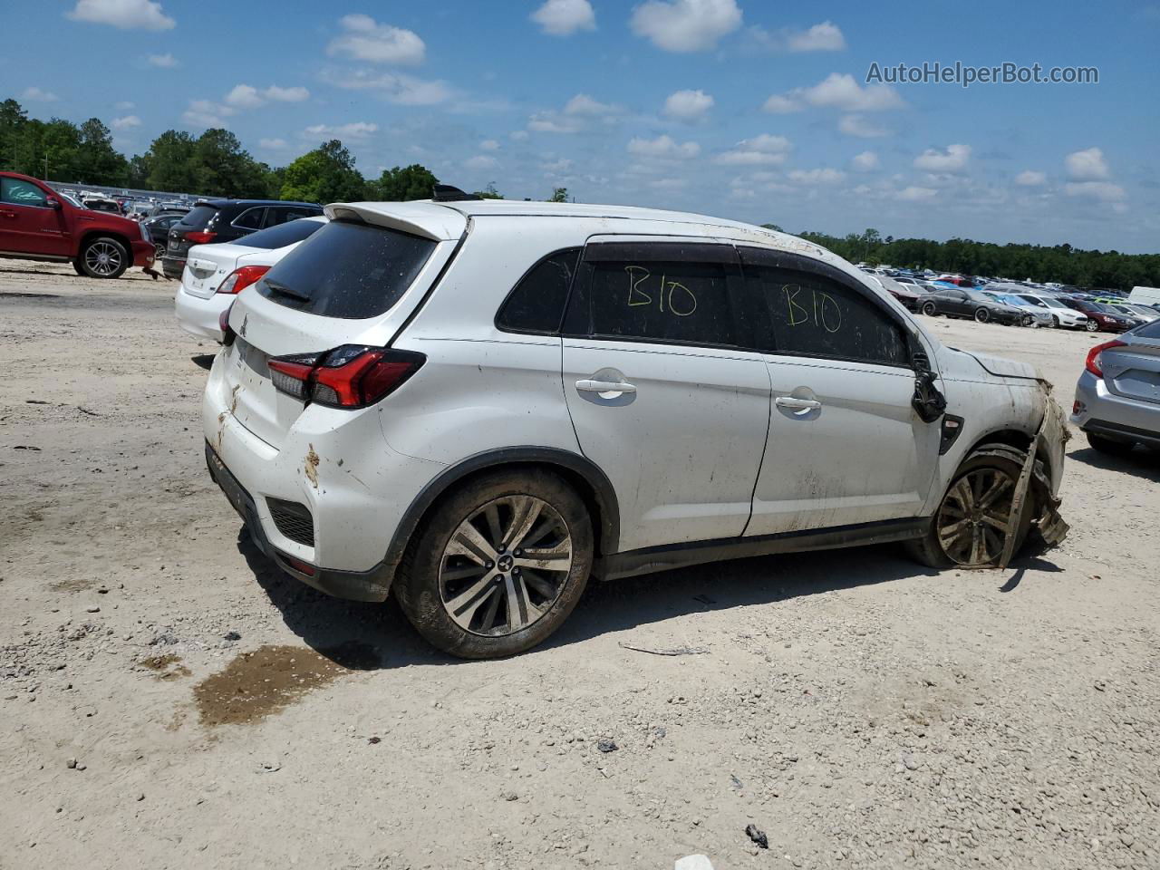 2020 Mitsubishi Outlander Sport Es White vin: JA4AP3AUXLU006673