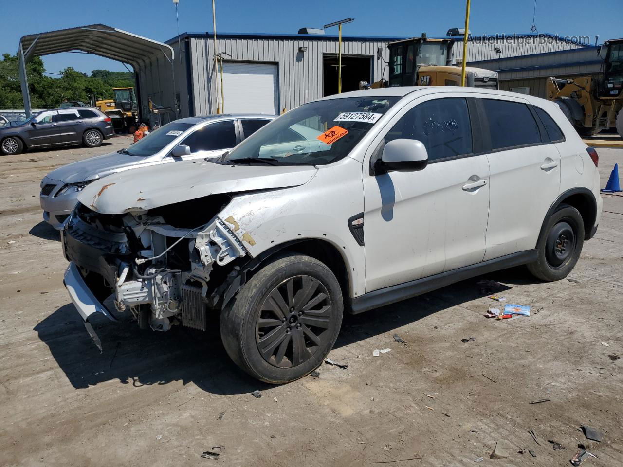 2020 Mitsubishi Outlander Sport Es White vin: JA4AP3AUXLU011565