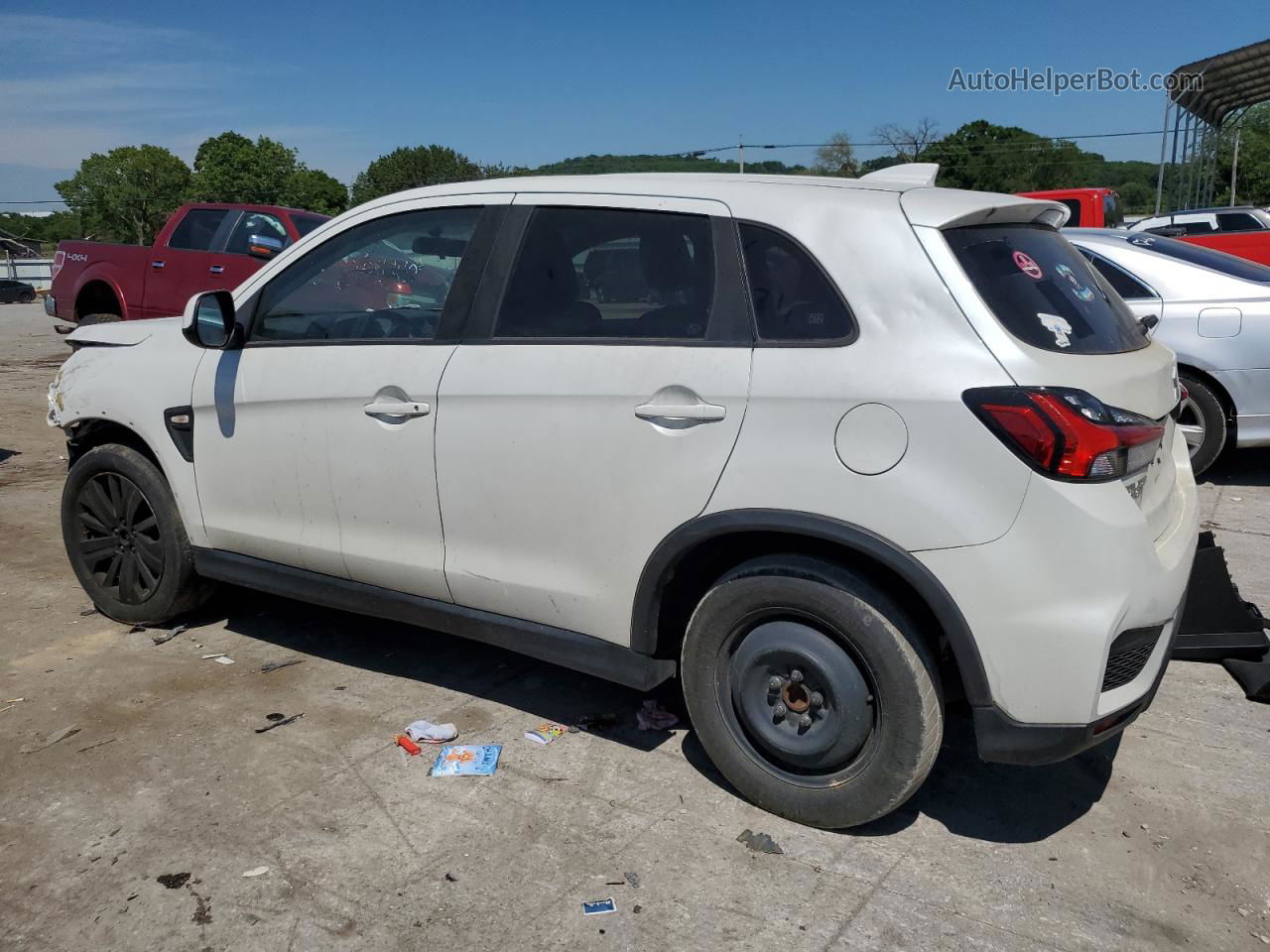 2020 Mitsubishi Outlander Sport Es White vin: JA4AP3AUXLU011565