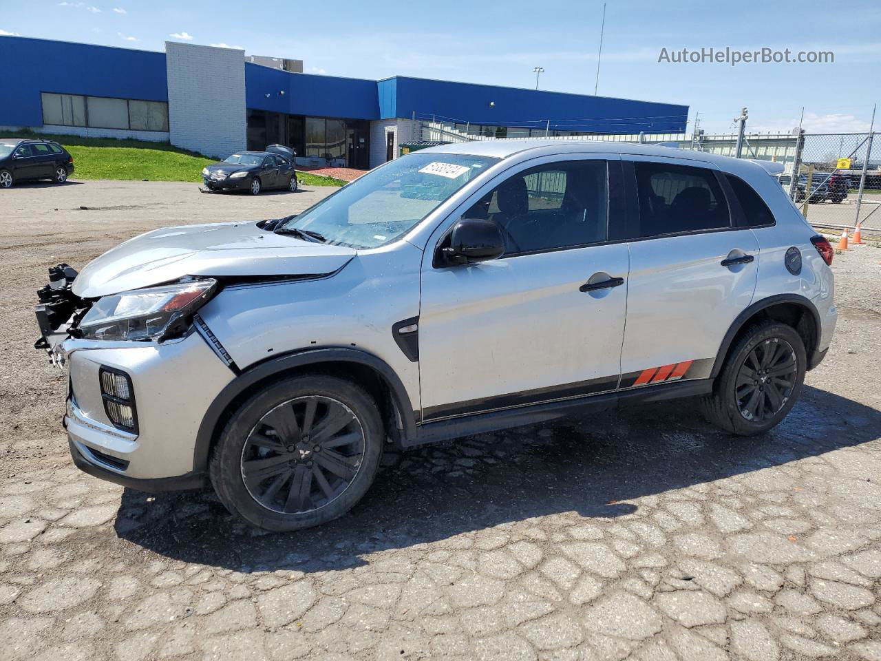 2020 Mitsubishi Outlander Sport Es Silver vin: JA4AP3AUXLU029905