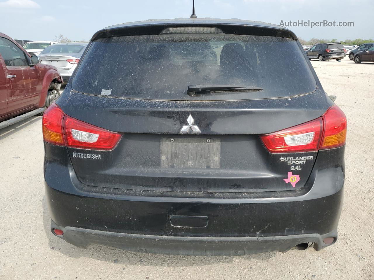 2016 Mitsubishi Outlander Sport Es Black vin: JA4AP3AW0GZ026067