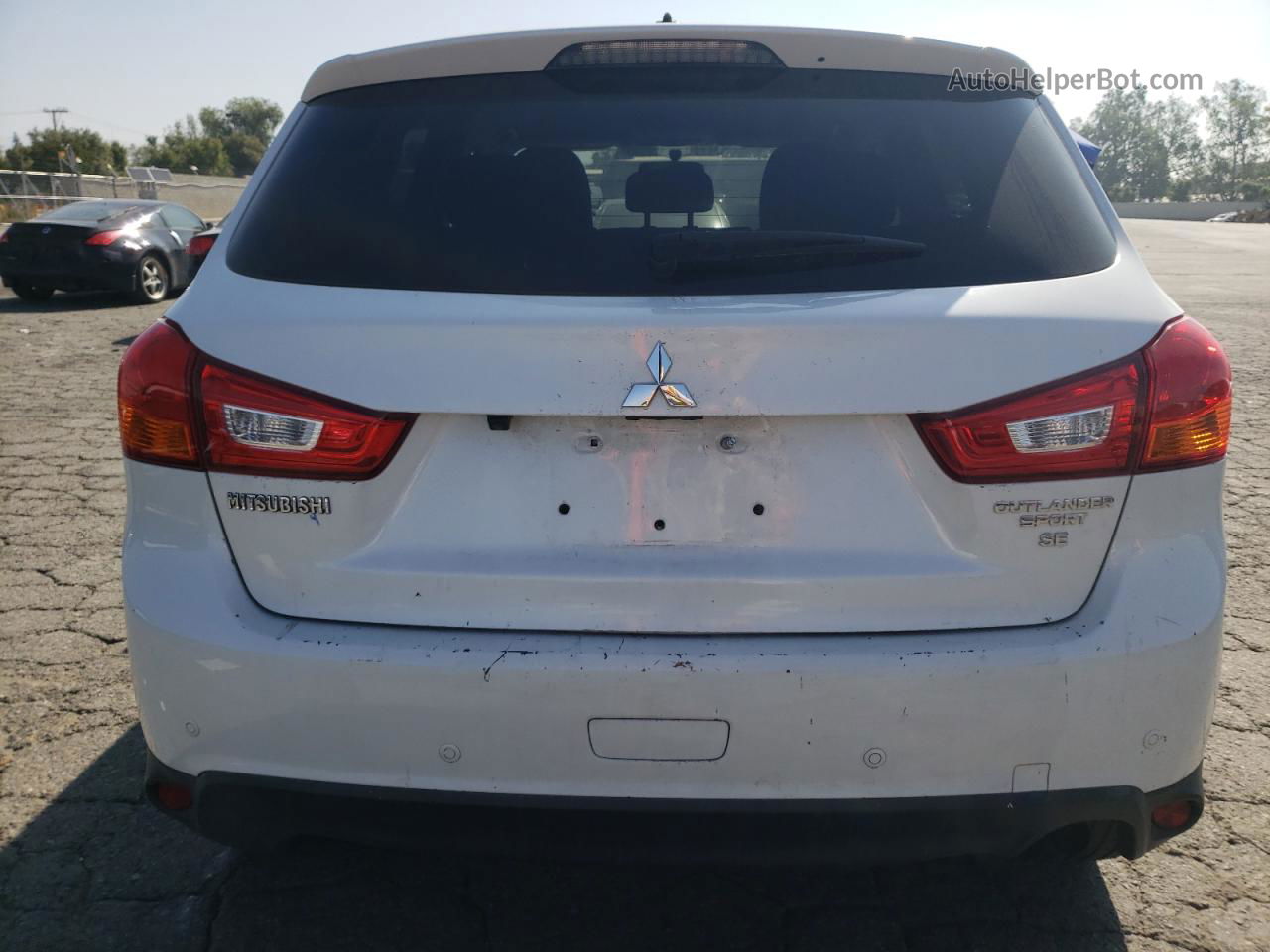 2016 Mitsubishi Outlander Sport Es White vin: JA4AP3AW2GZ036714