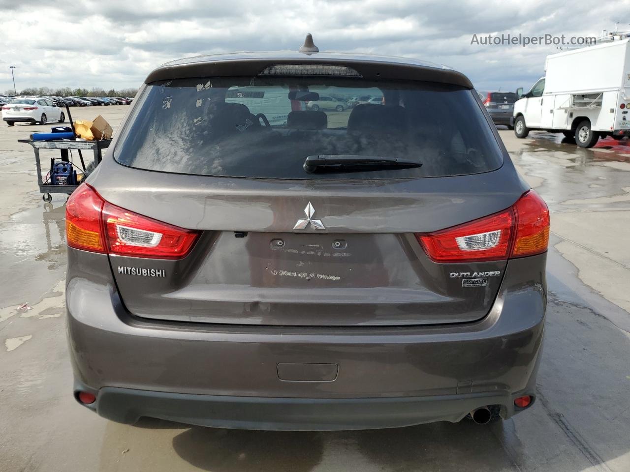 2017 Mitsubishi Outlander Sport Es Brown vin: JA4AP3AW5HZ026826