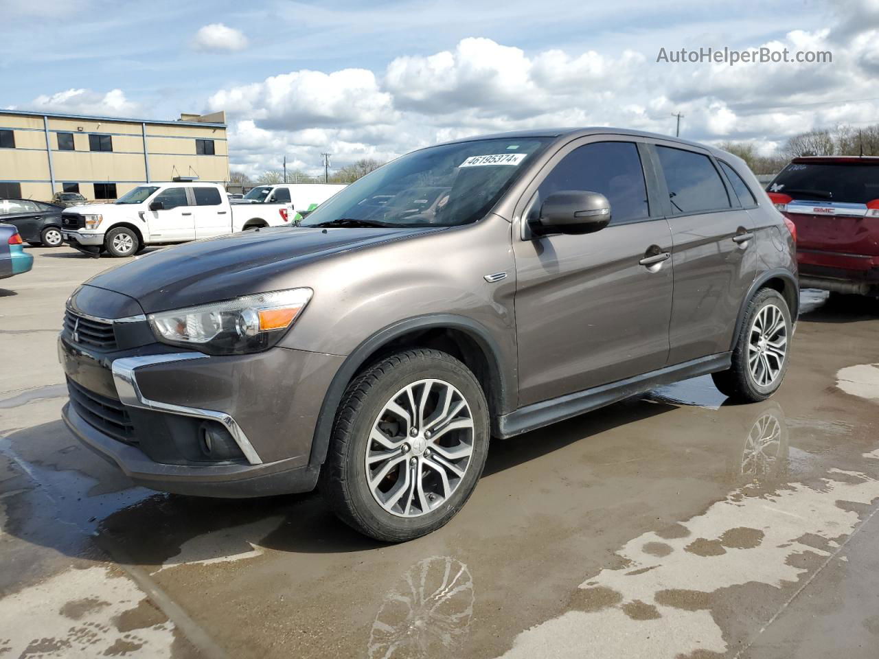 2017 Mitsubishi Outlander Sport Es Brown vin: JA4AP3AW5HZ026826