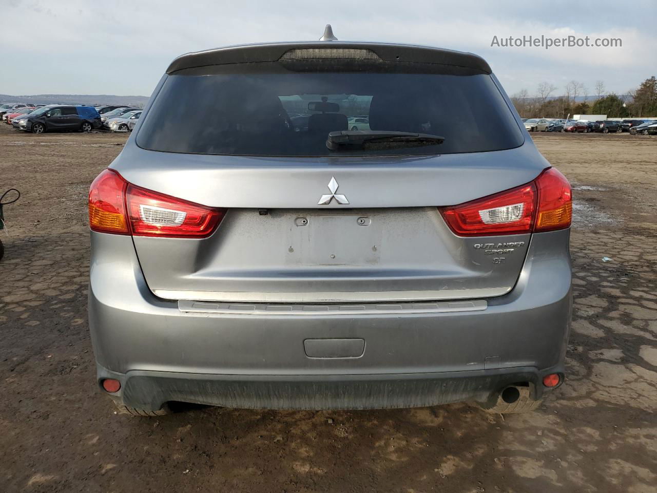 2017 Mitsubishi Outlander Sport Es Серебряный vin: JA4AP3AW6HZ016595