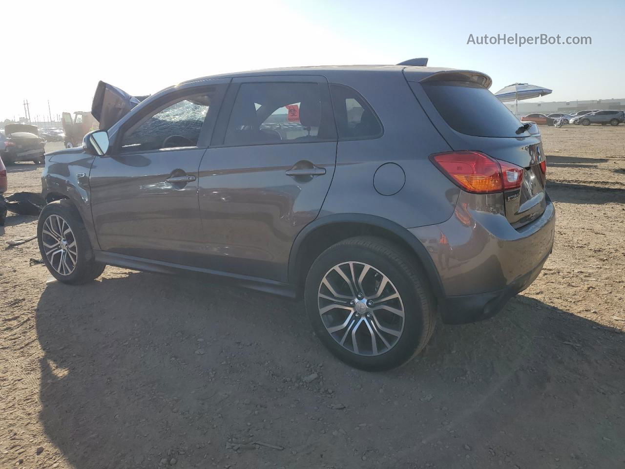 2017 Mitsubishi Outlander Sport Es Gray vin: JA4AP3AW8HZ026965