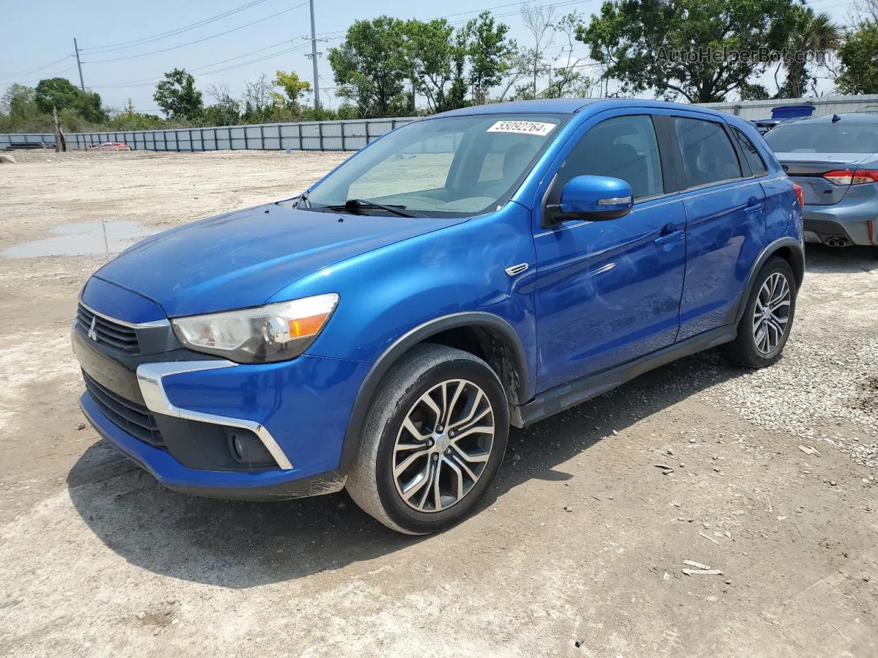 2016 Mitsubishi Outlander Sport Es Blue vin: JA4AP3AWXGZ034581