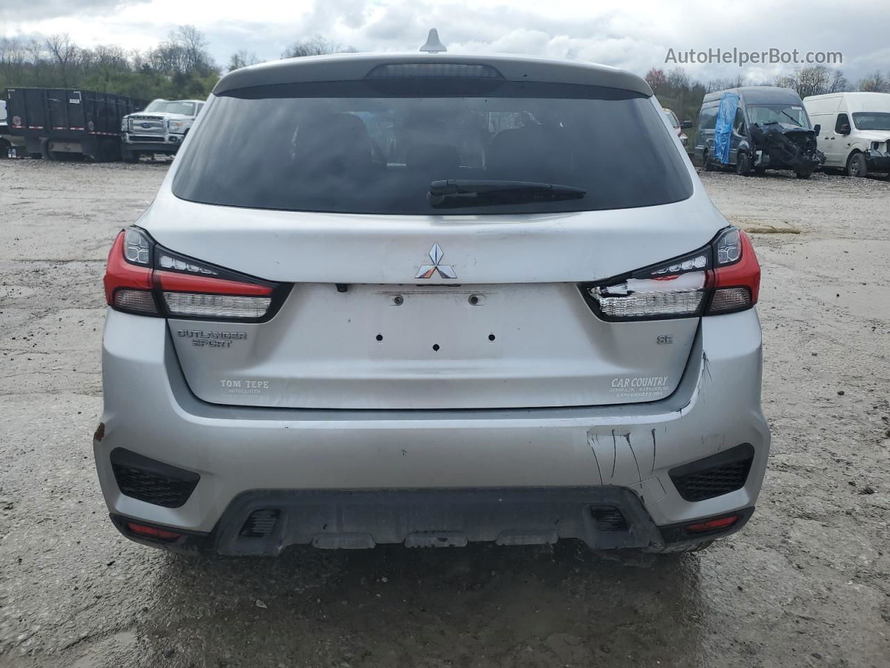 2020 Mitsubishi Outlander Sport Se Silver vin: JA4AP4AU3LU022767