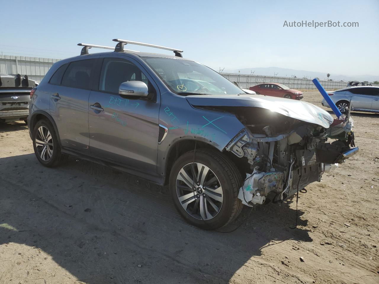 2020 Mitsubishi Outlander Sport Se Серый vin: JA4AP4AU3LU026950