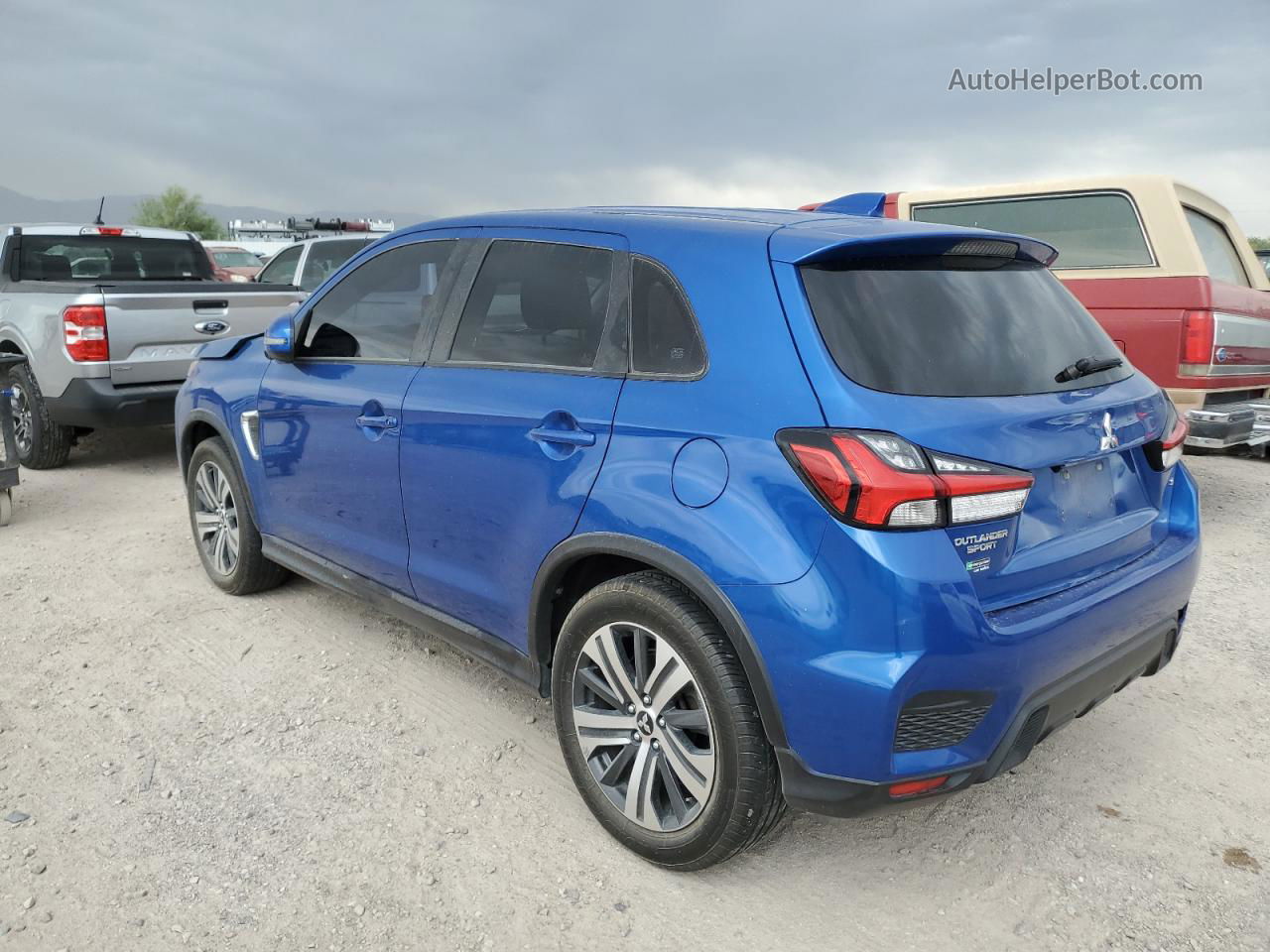 2020 Mitsubishi Outlander Sport Se Blue vin: JA4AP4AU8LU029746