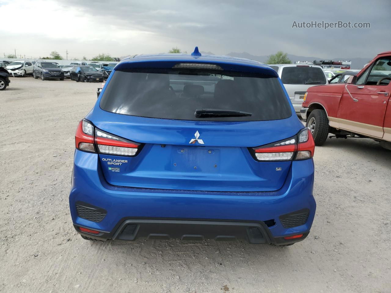 2020 Mitsubishi Outlander Sport Se Blue vin: JA4AP4AU8LU029746