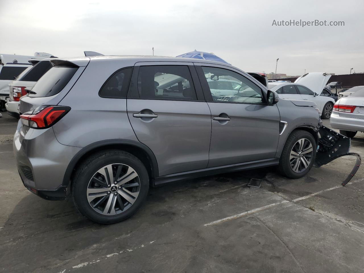 2020 Mitsubishi Outlander Sport Se Gray vin: JA4AP4AUXLU026248