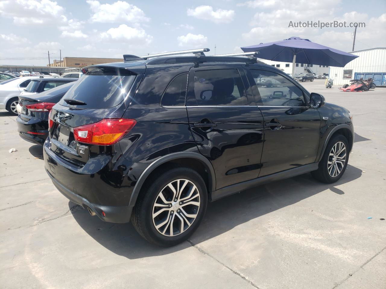 2017 Mitsubishi Outlander Sport Sel Черный vin: JA4AP4AW1HZ019264