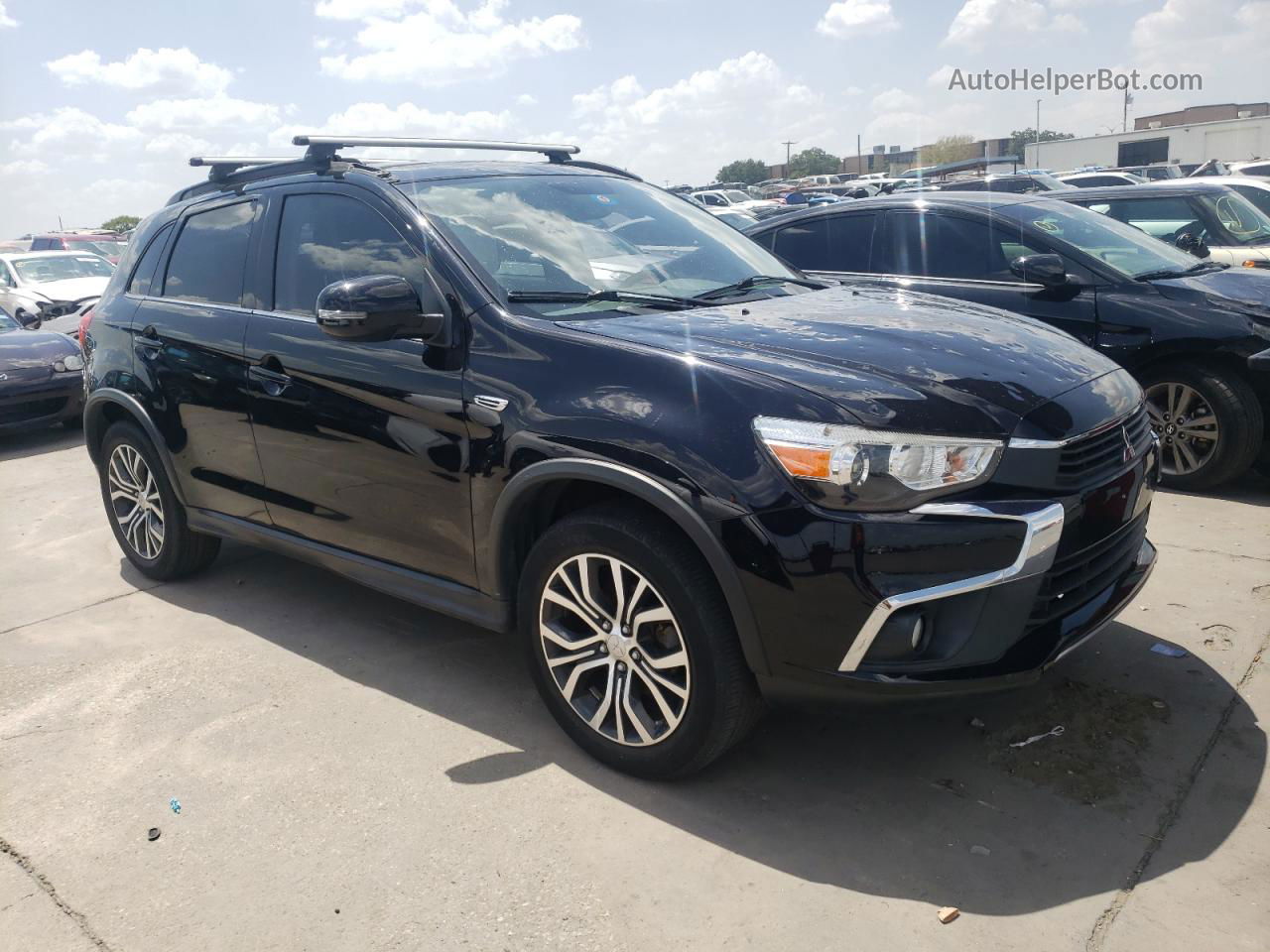 2017 Mitsubishi Outlander Sport Sel Черный vin: JA4AP4AW1HZ019264