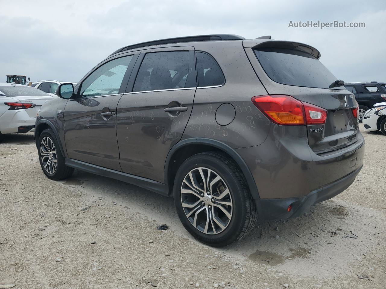 2017 Mitsubishi Outlander Sport Sel Brown vin: JA4AP4AW2HZ061622