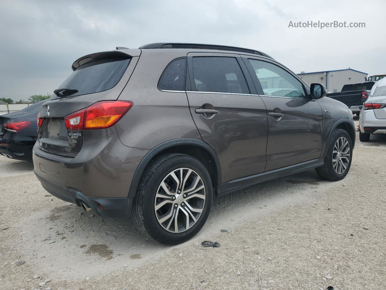 2017 Mitsubishi Outlander Sport Sel Brown vin: JA4AP4AW2HZ061622