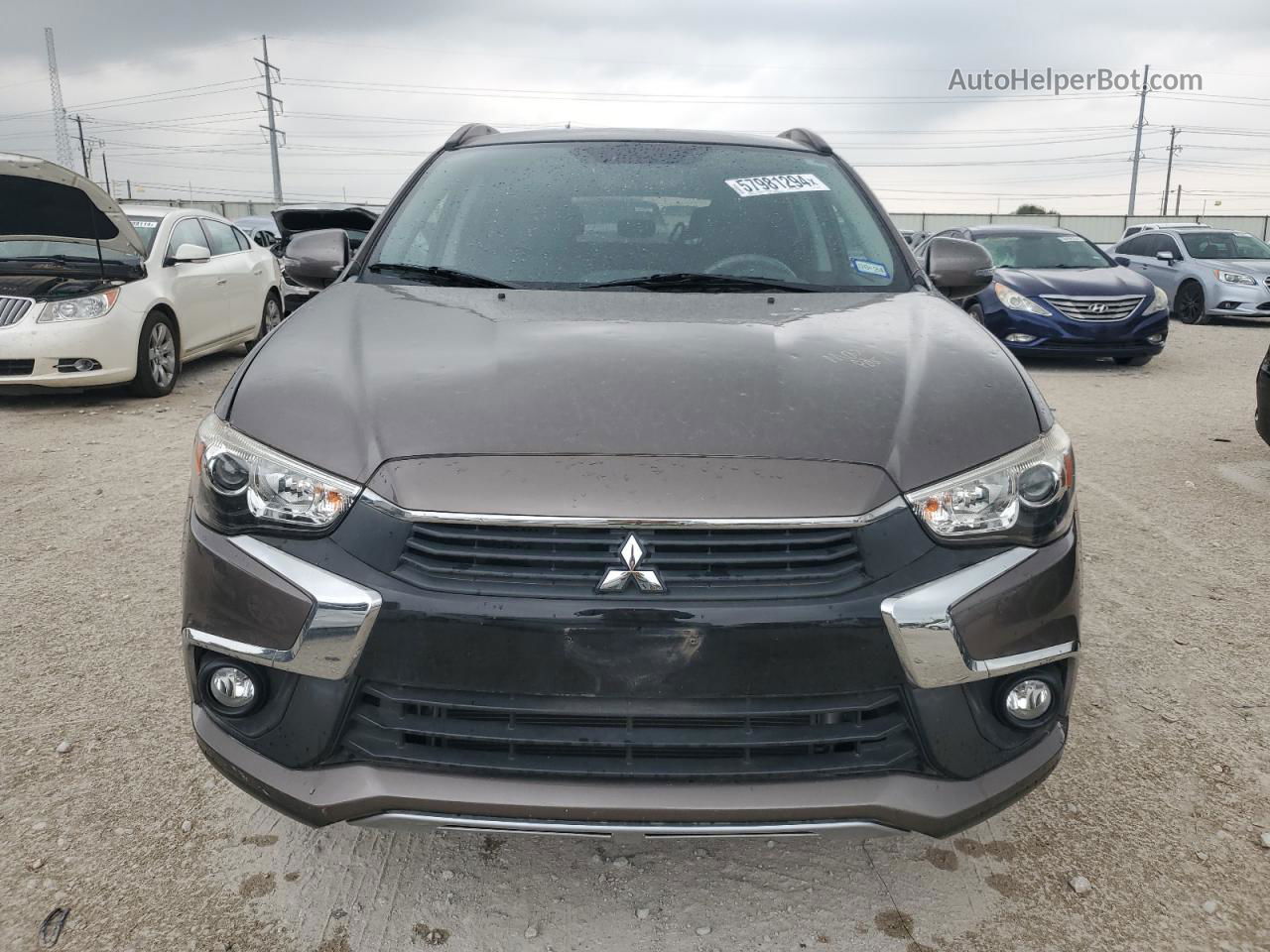 2017 Mitsubishi Outlander Sport Sel Brown vin: JA4AP4AW2HZ061622