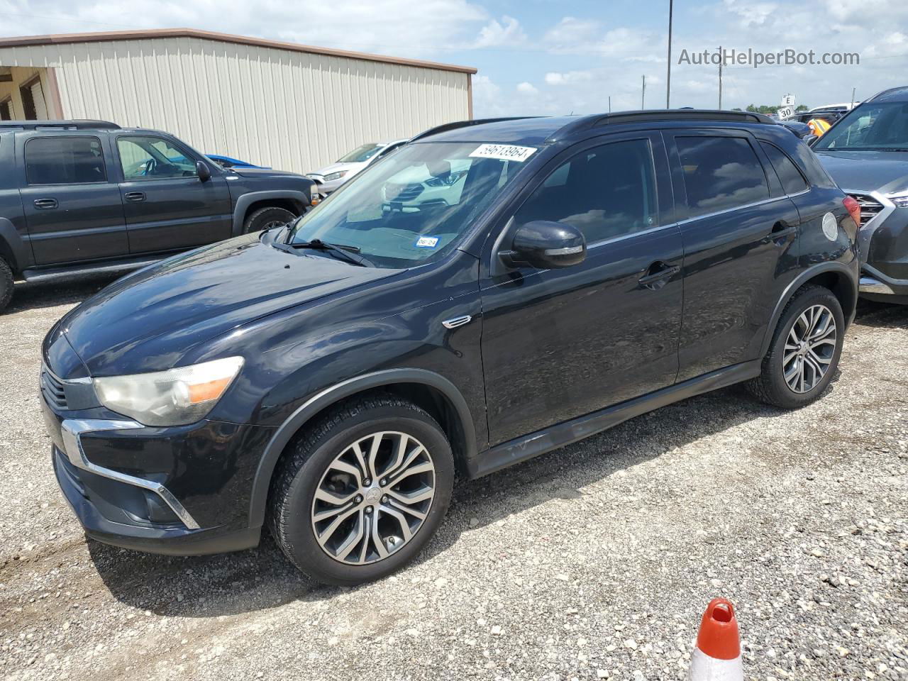 2017 Mitsubishi Outlander Sport Sel Black vin: JA4AP4AW5HZ046855