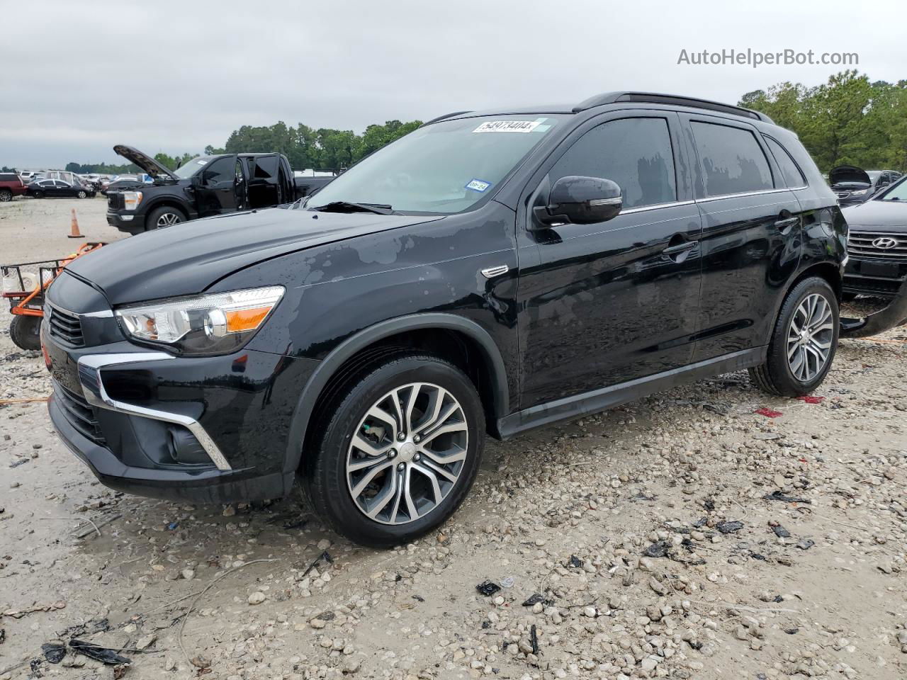 2016 Mitsubishi Outlander Sport Sel Black vin: JA4AP4AW7GZ045429