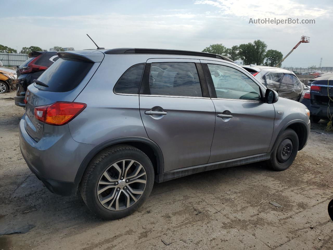 2016 Mitsubishi Outlander Sport Sel Gray vin: JA4AP4AW9GZ046369