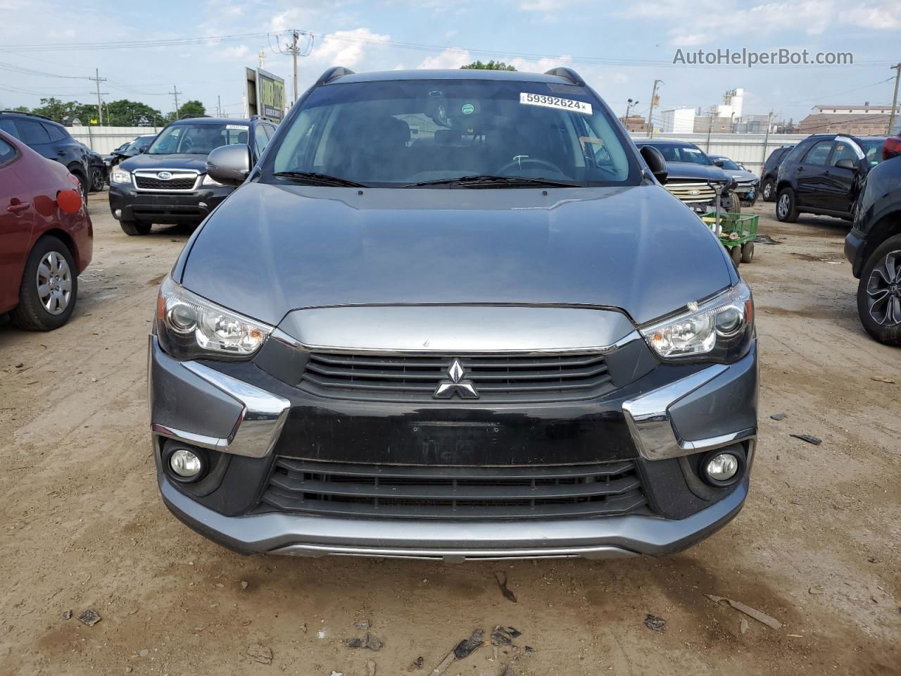 2016 Mitsubishi Outlander Sport Sel Gray vin: JA4AP4AW9GZ046369