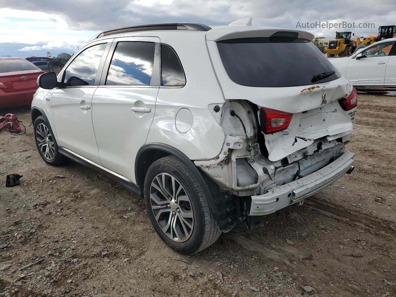 2017 Mitsubishi Outlander Sport Sel White vin: JA4AP4AW9HZ017469