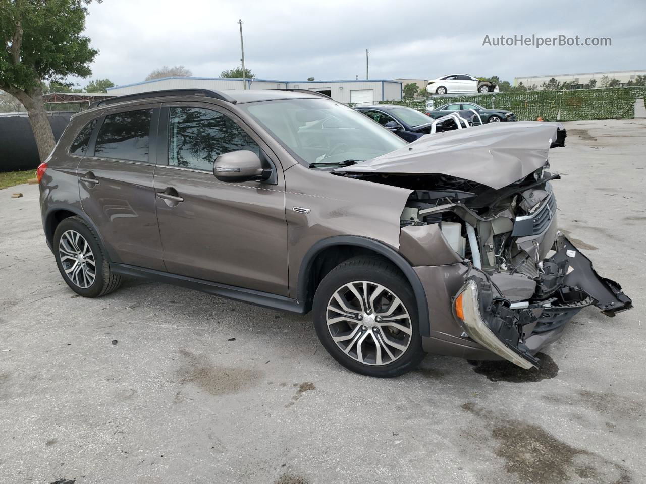 2017 Mitsubishi Outlander Sport Sel Gray vin: JA4AP4AWXHZ018081