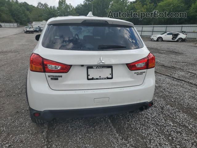 2017 Mitsubishi Outlander Sport Es White vin: JA4AR3AU0HZ033451