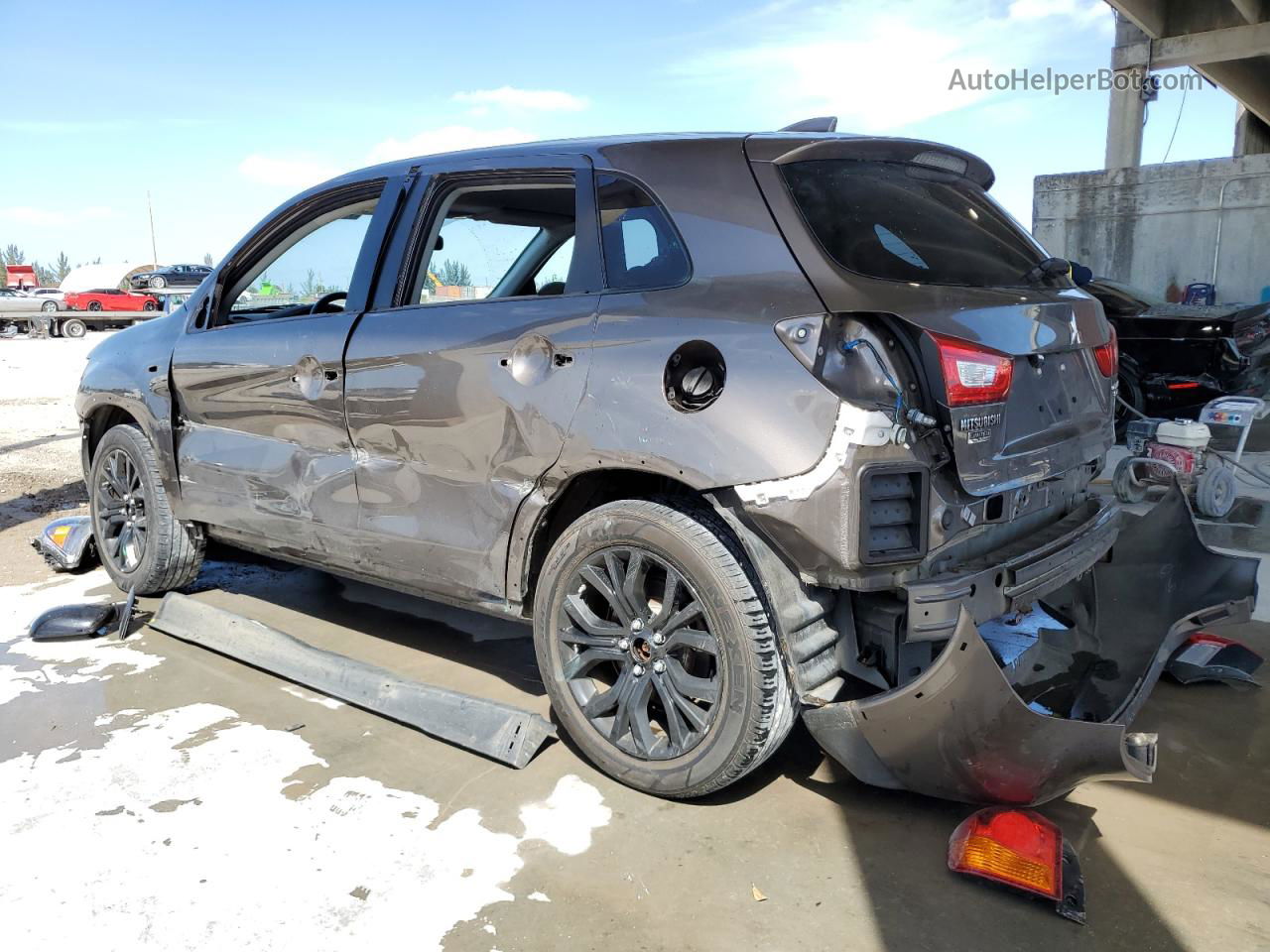 2017 Mitsubishi Outlander Sport Es Угольный vin: JA4AR3AU0HZ033496