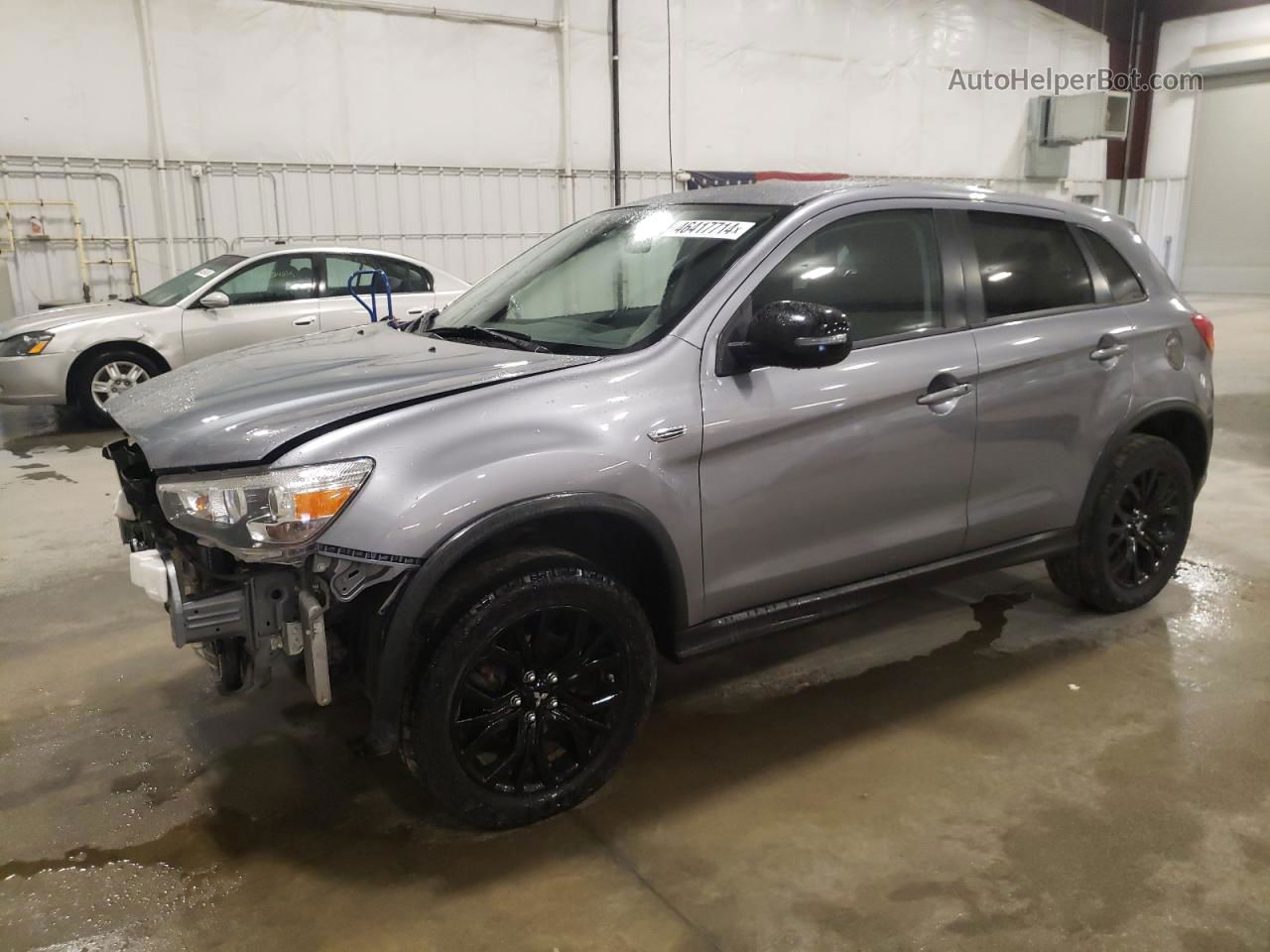 2017 Mitsubishi Outlander Sport Es Серебряный vin: JA4AR3AU0HZ043011