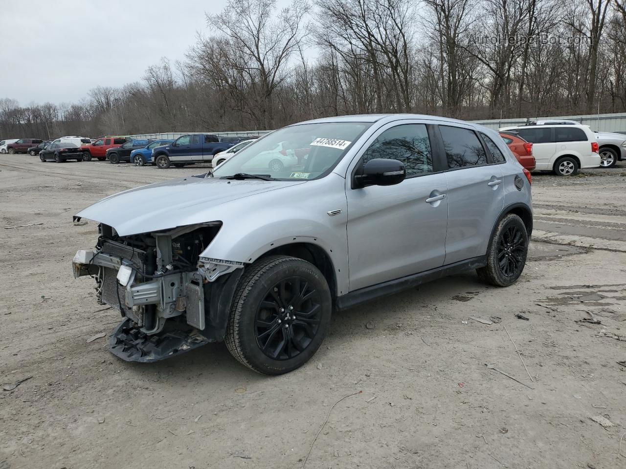 2017 Mitsubishi Outlander Sport Es Silver vin: JA4AR3AU0HZ066918