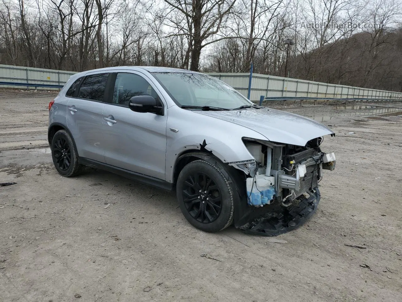 2017 Mitsubishi Outlander Sport Es Silver vin: JA4AR3AU0HZ066918