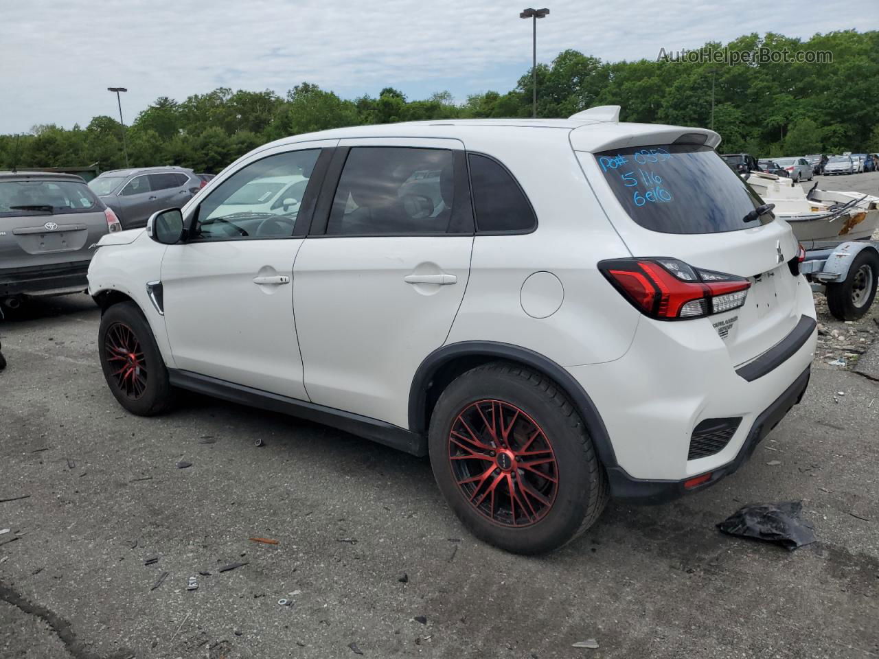 2020 Mitsubishi Outlander Sport Es White vin: JA4AR3AU0LU022844