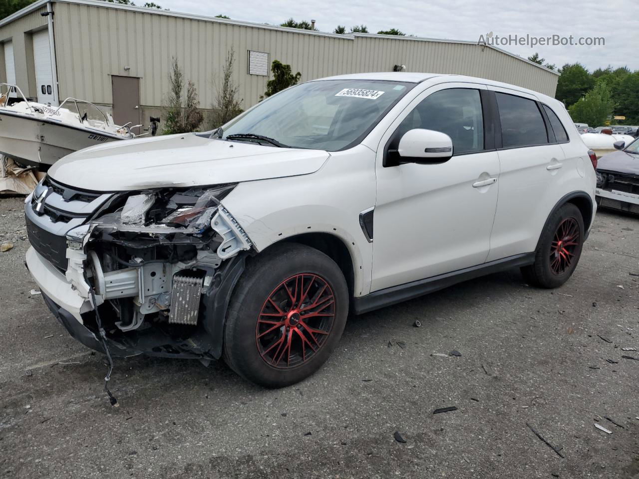 2020 Mitsubishi Outlander Sport Es White vin: JA4AR3AU0LU022844