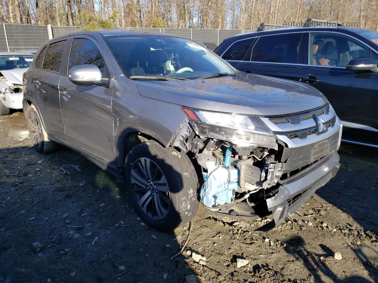 2020 Mitsubishi Outlander Sport Es Gray vin: JA4AR3AU1LU020584