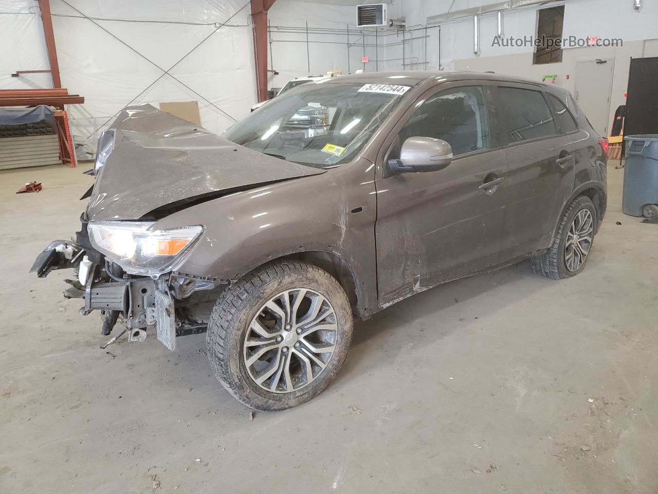 2017 Mitsubishi Outlander Sport Es Brown vin: JA4AR3AU2HZ041230