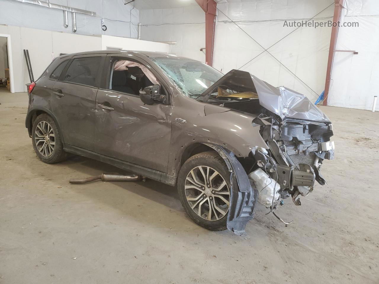 2017 Mitsubishi Outlander Sport Es Brown vin: JA4AR3AU2HZ041230