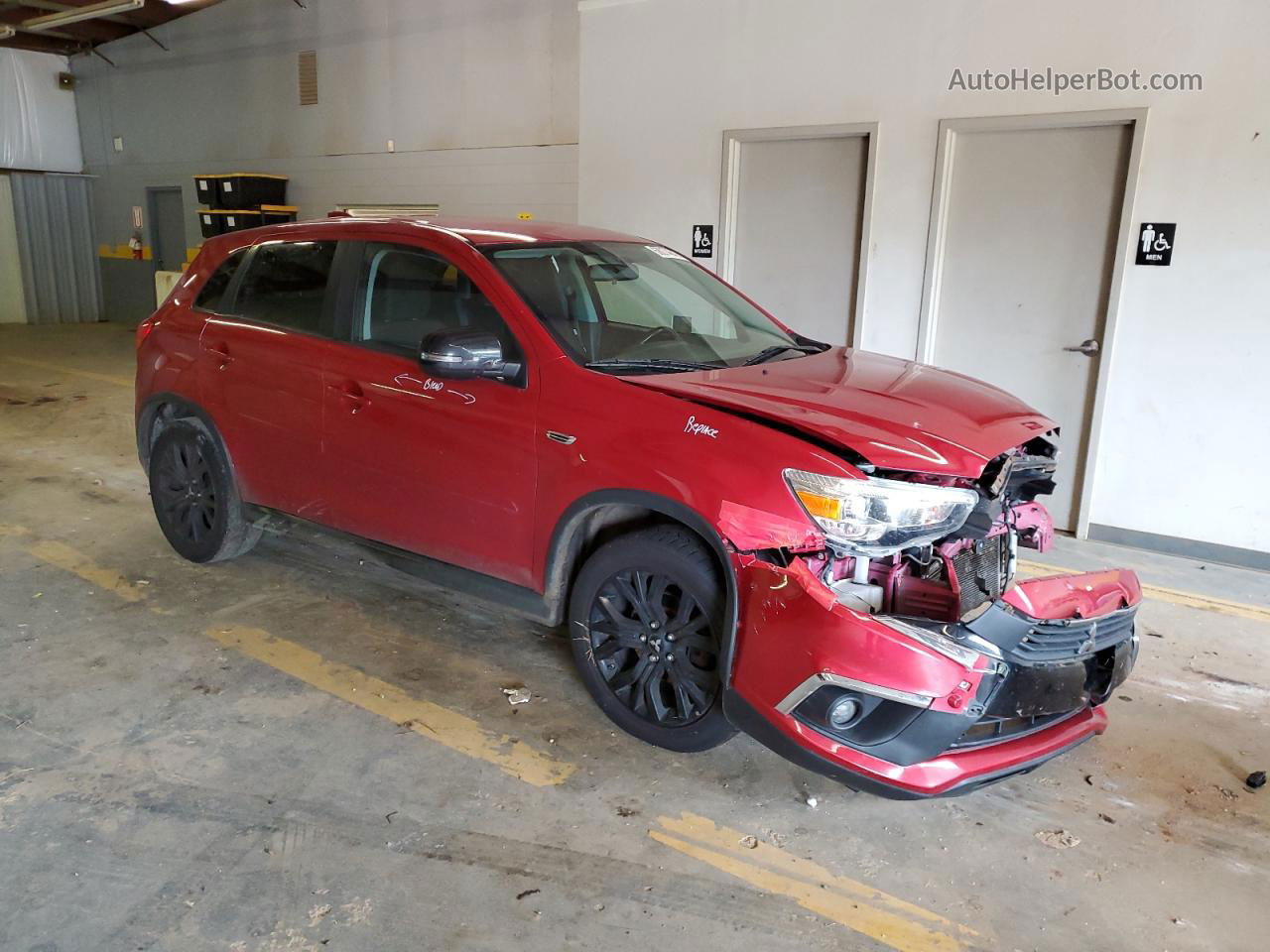 2017 Mitsubishi Outlander Sport Es Red vin: JA4AR3AU2HZ043396