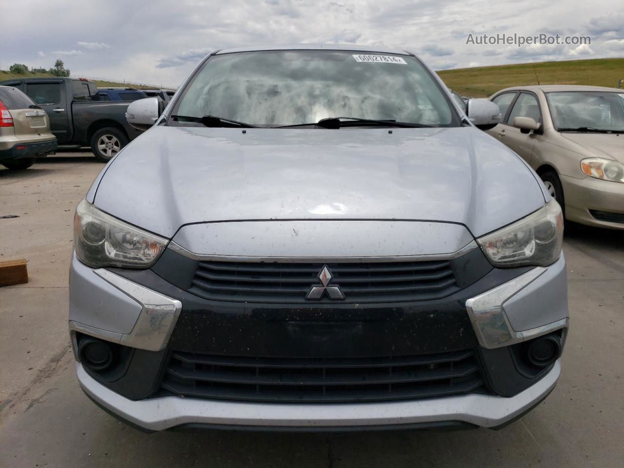 2017 Mitsubishi Outlander Sport Es Silver vin: JA4AR3AU2HZ069660