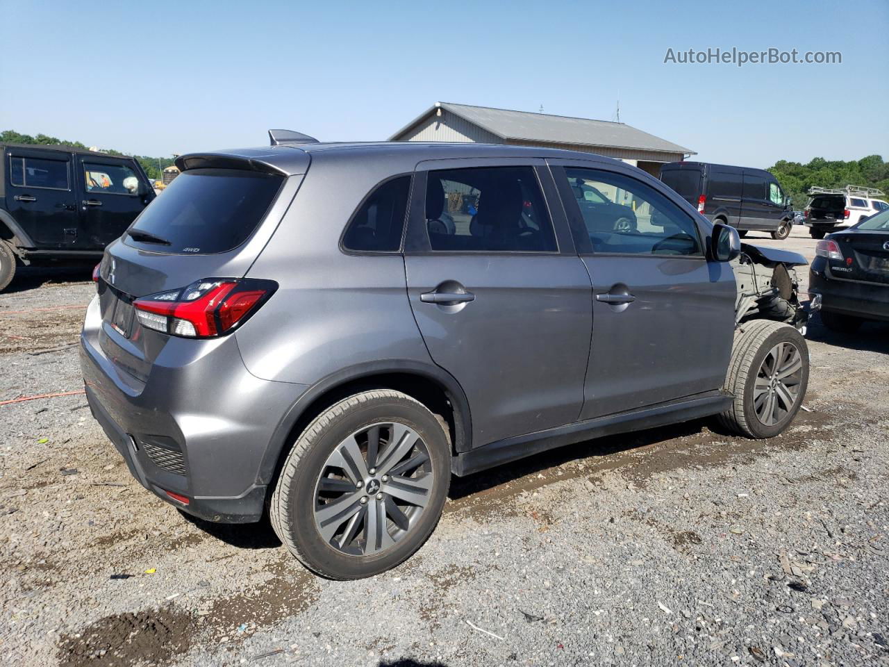 2020 Mitsubishi Outlander Sport Es Gray vin: JA4AR3AU2LU028046