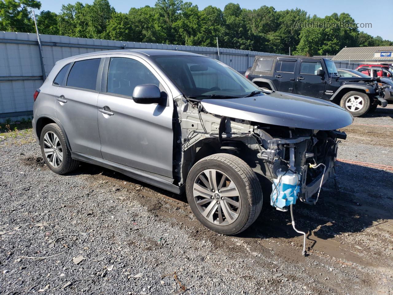 2020 Mitsubishi Outlander Sport Es Gray vin: JA4AR3AU2LU028046