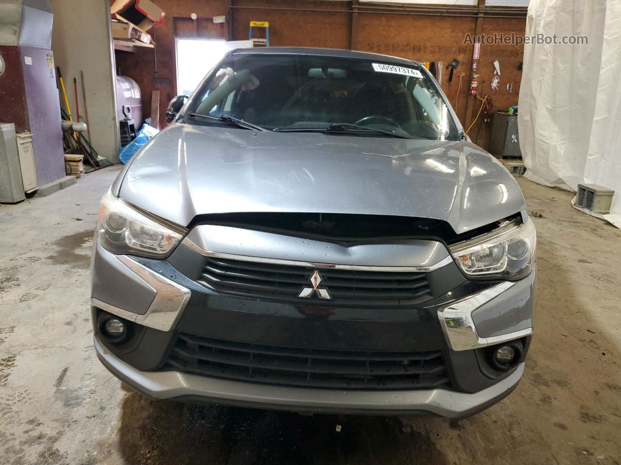 2016 Mitsubishi Outlander Sport Es Silver vin: JA4AR3AU3GZ034351