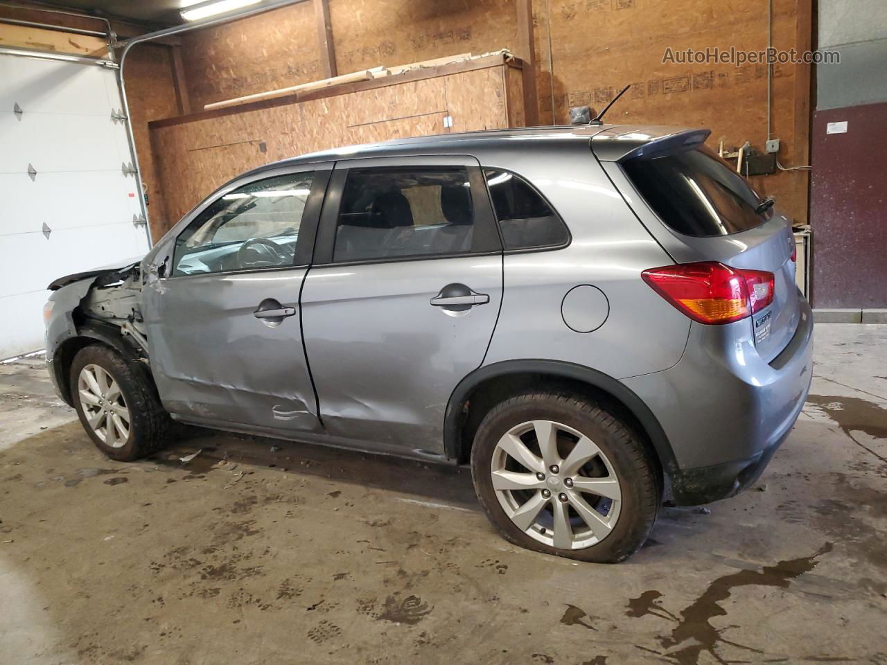 2016 Mitsubishi Outlander Sport Es Silver vin: JA4AR3AU3GZ034351