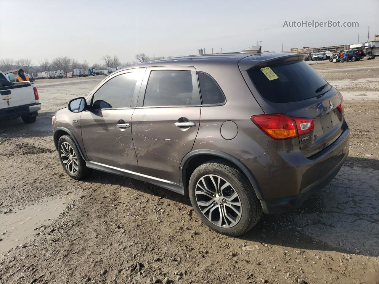 2017 Mitsubishi Outlander Sport Es Brown vin: JA4AR3AU4HZ008763