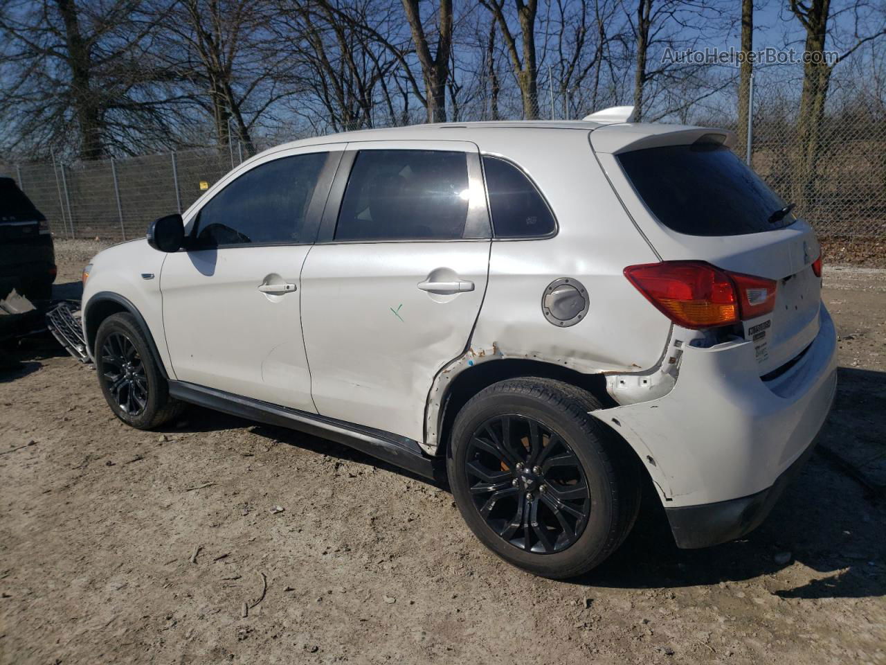 2017 Mitsubishi Outlander Sport Es Белый vin: JA4AR3AU4HZ038085