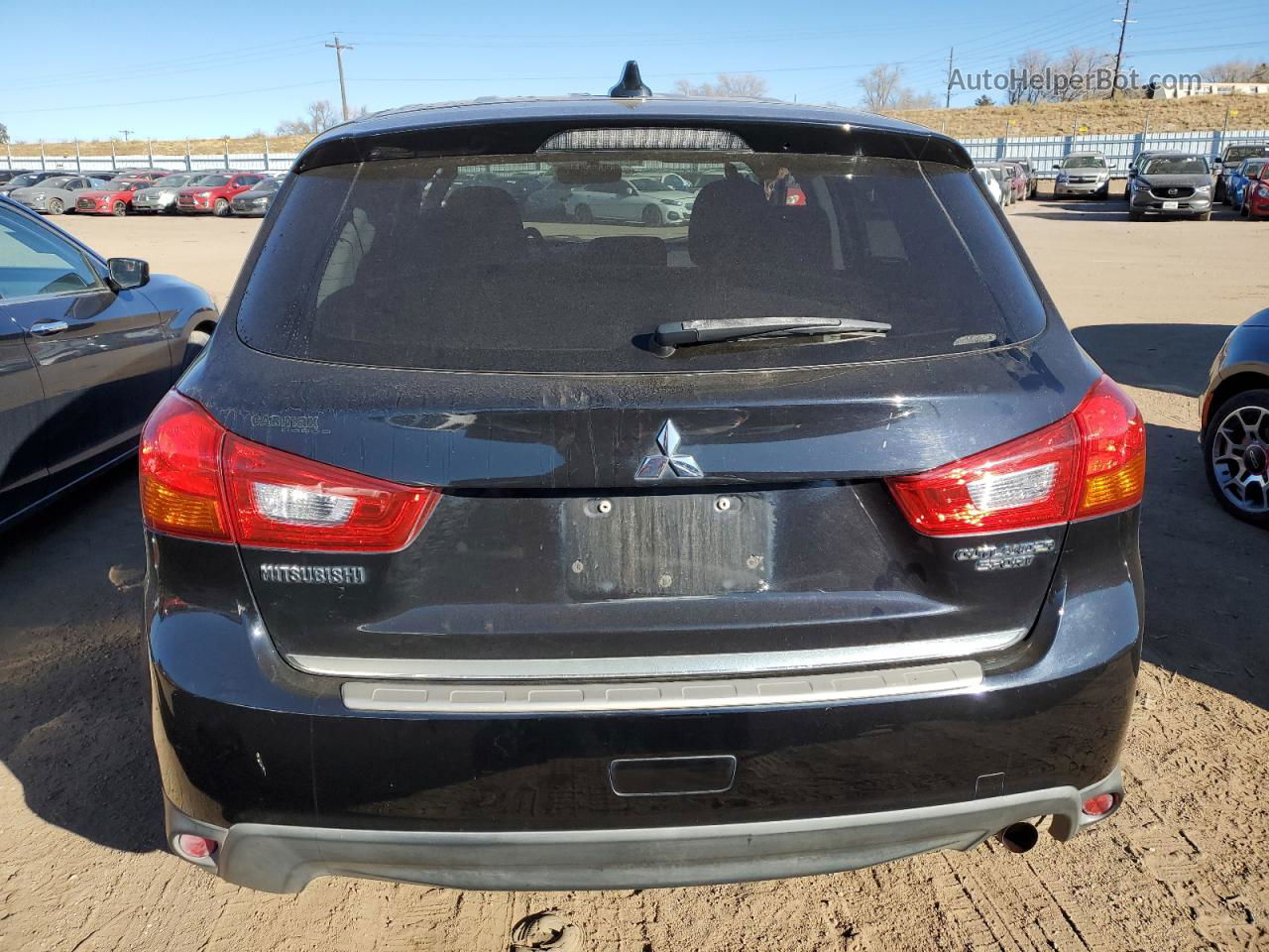 2017 Mitsubishi Outlander Sport Es Black vin: JA4AR3AU4HZ046848