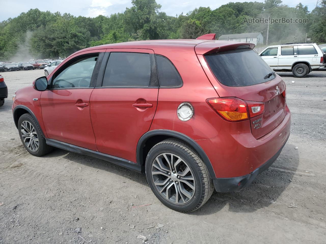 2017 Mitsubishi Outlander Sport Es Burgundy vin: JA4AR3AU4HZ058773