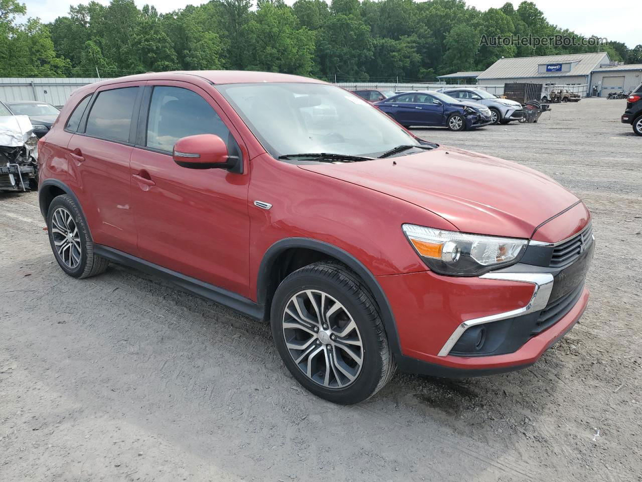 2017 Mitsubishi Outlander Sport Es Burgundy vin: JA4AR3AU4HZ058773