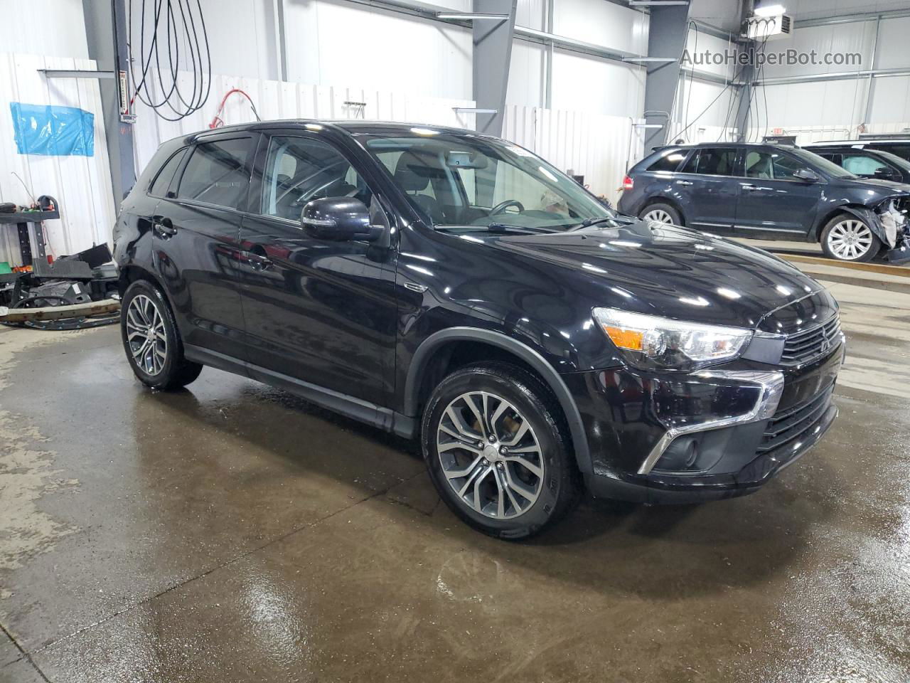 2016 Mitsubishi Outlander Sport Es Black vin: JA4AR3AU5GZ034321