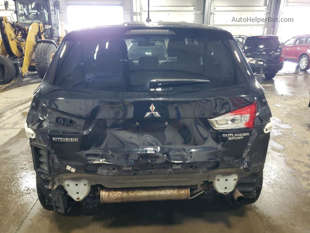 2016 Mitsubishi Outlander Sport Es Black vin: JA4AR3AU5GZ034321